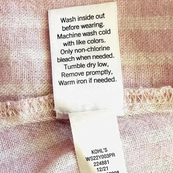 NWT SONOMA Women Sleeveless Pullover Purple Elastic Waist V-Neck Long Dress 0X - Picture 12 of 12